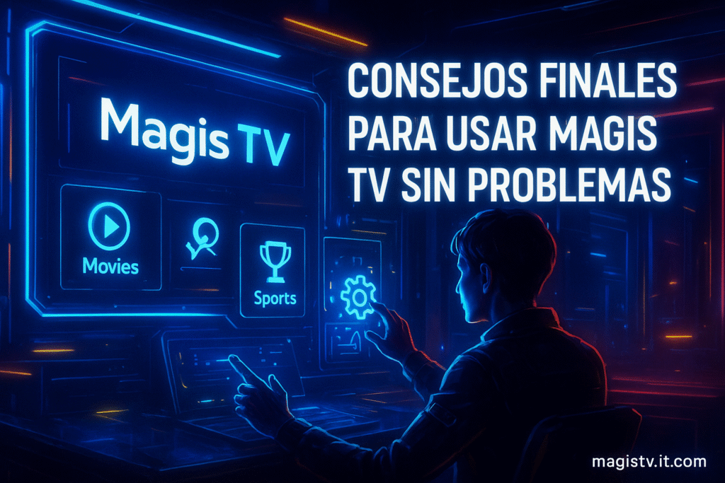 Consejos finales para usar Magis TV sin problemas